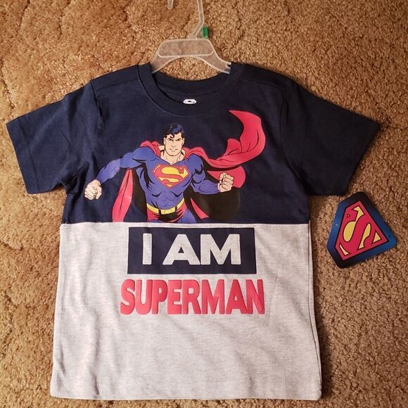 NWT Superman T-Shirt Sz. 5/6 - Picture 1 of 2